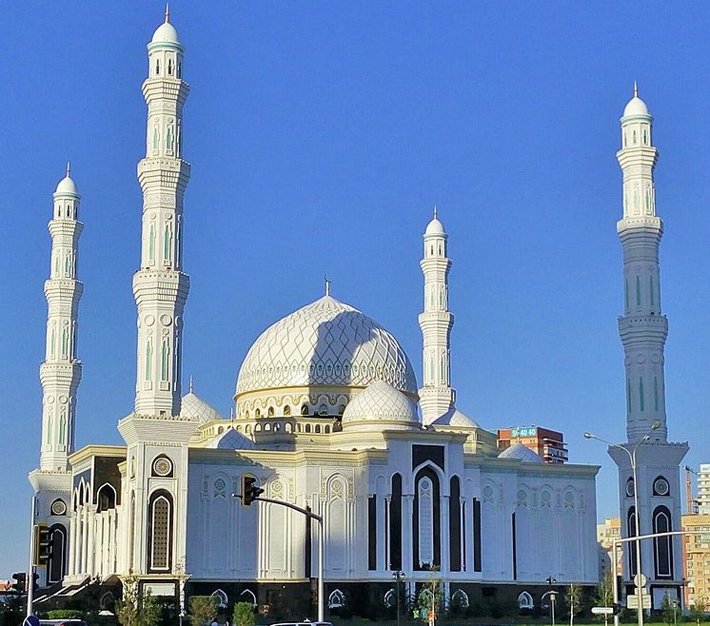 Khazret Sultan Mosque in Kazakhstan