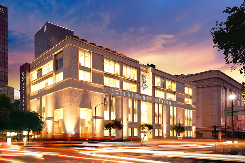 The National Church of Scientology Mexico in the heart of Mexico City.
