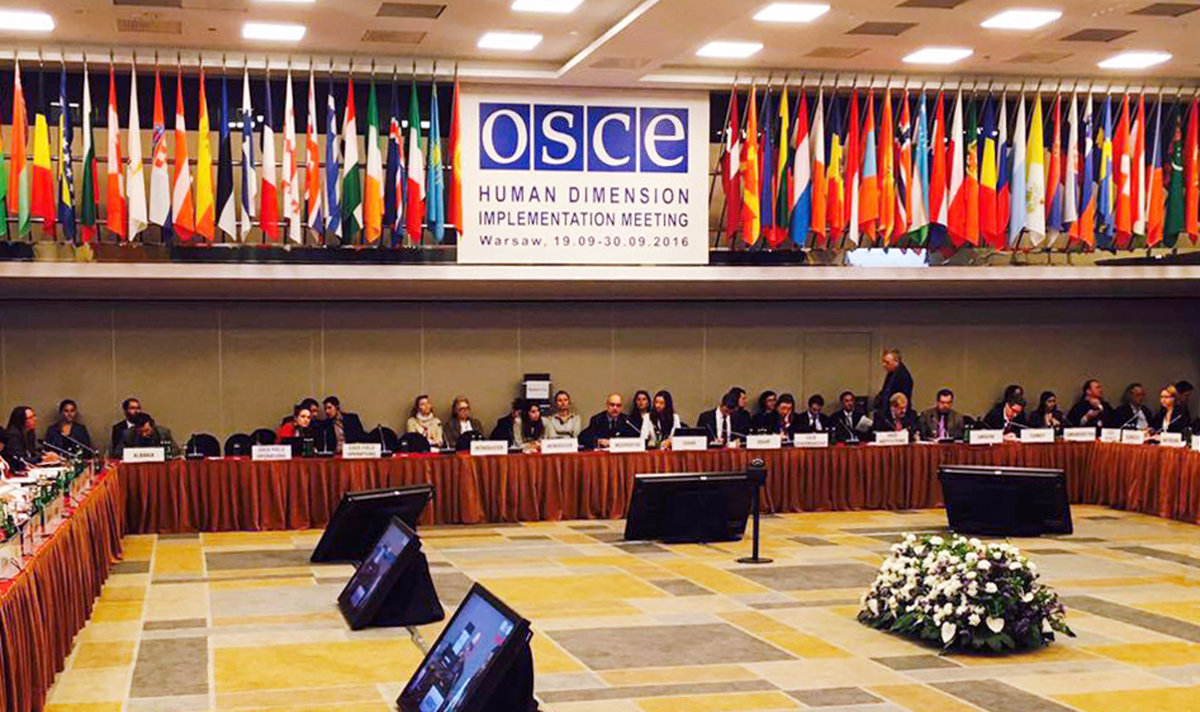 Scientology attends OSCE HDIM 2016 Warsaw