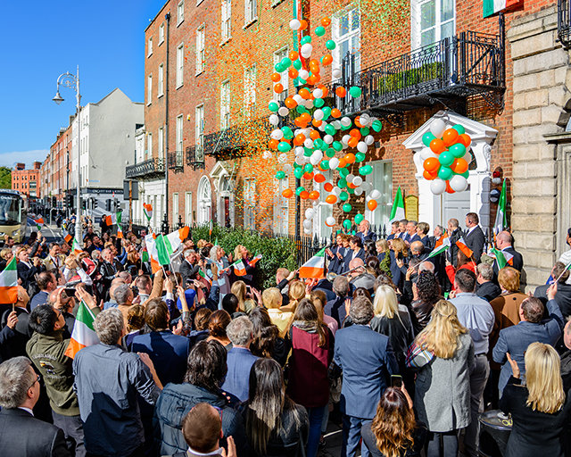 Ireland National Office for Church of Scientology ribbon cutting