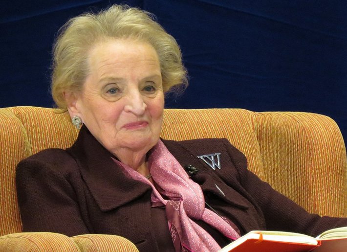 Madeleine Albright, 30 January 2016  (Photo by Brinacor, Creative Commons)